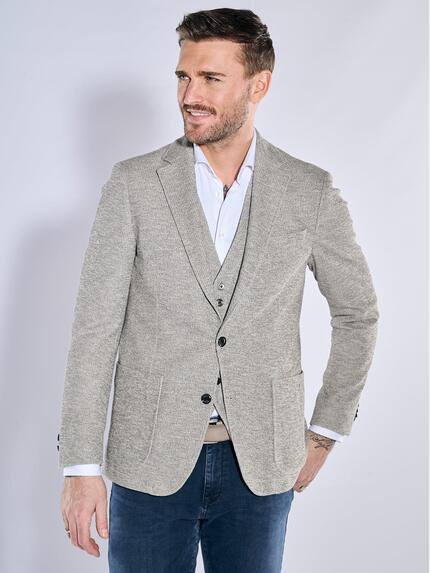 emilio adani Freizeit-Sakko slim fit Beige