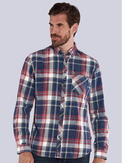 engbers Herren Langarm-Hemd kariert Rot 35799 engbers Herren Langarm-Hemd kariert Rot 35799