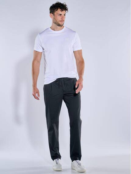 emilio adani Herren Anzug-Hose mit Tunnelzug Schwarz 39133 emilio adani Herren Anzug-Hose mit Tunnelzug Schwarz 39133