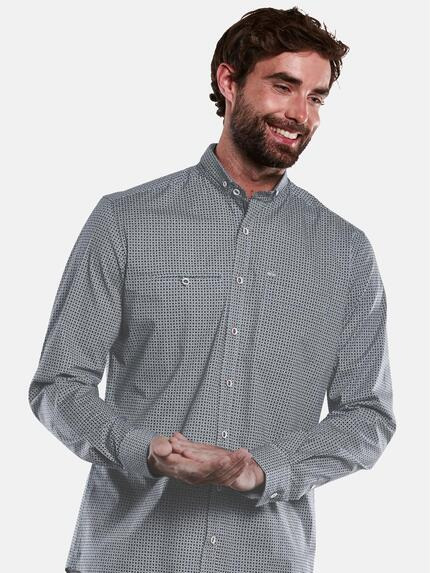 engbers Herren Hemd langarm Marineblau 33643