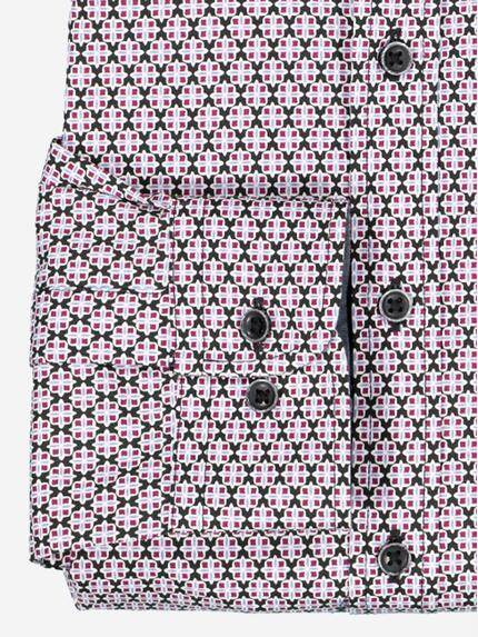 engbers Herren Langarm-Hemd gemustert Magenta 37638 engbers Herren Langarm-Hemd gemustert Magenta 37638