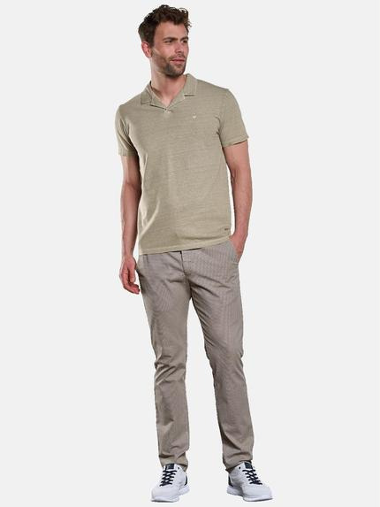 ENGBERS GERMANY Herren Polo-Shirt mit Leinen-Anteil Ecru 33106 ENGBERS GERMANY Herren Polo-Shirt mit Leinen-Anteil Ecru 33106