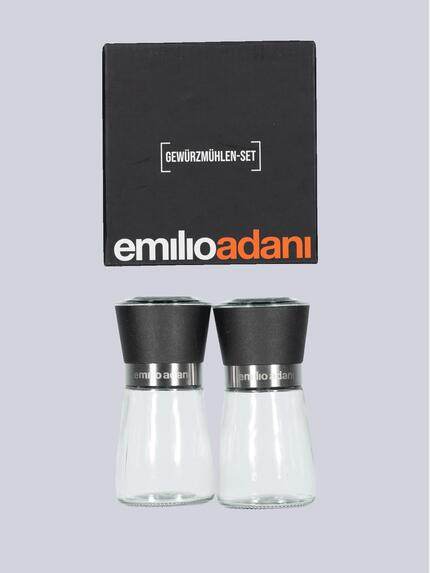 emilio adani Gewürzmühlen-Set Schwarz