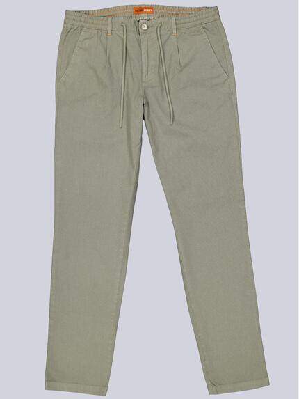 emilio adani Herren Chino regular Grün 39000