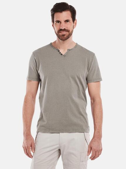 engbers T-Shirt regular Braunbeige