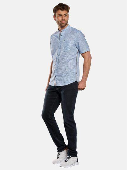 engbers Herren Kurzarm-Hemd uni Brilliantblau 33260 engbers Herren Kurzarm-Hemd uni Brilliantblau 33260