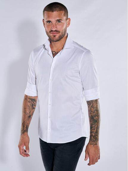 emilio adani Herren Hemd langarm "My Favorite" S SD Weiß 38000