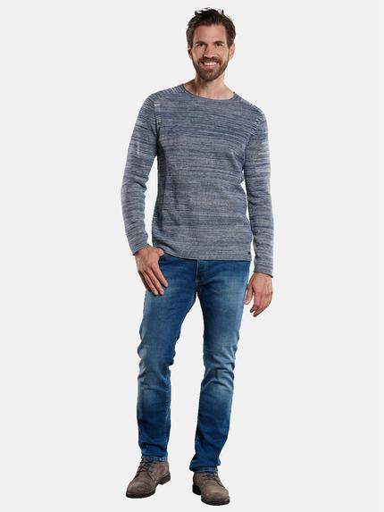 engbers Herren Pullover meliert Blau 34131 engbers Herren Pullover meliert Blau 34131