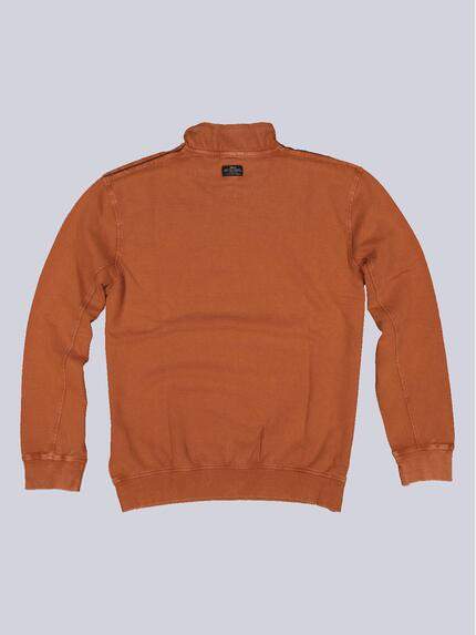 engbers Herren Sweatshirt mit Troyerkragen Rostorange 33755 engbers Herren Sweatshirt mit Troyerkragen Rostorange 33755