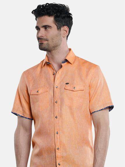 engbers Herren Hemd uni Reinorange 31632 engbers Herren Hemd uni Reinorange 31632