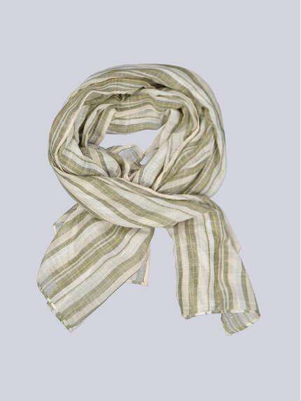 emilio adani Schal gestreift Beige
