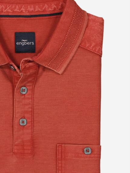 engbers Herren Polo-Shirt regular Orange 37314 engbers Herren Polo-Shirt regular Orange 37314