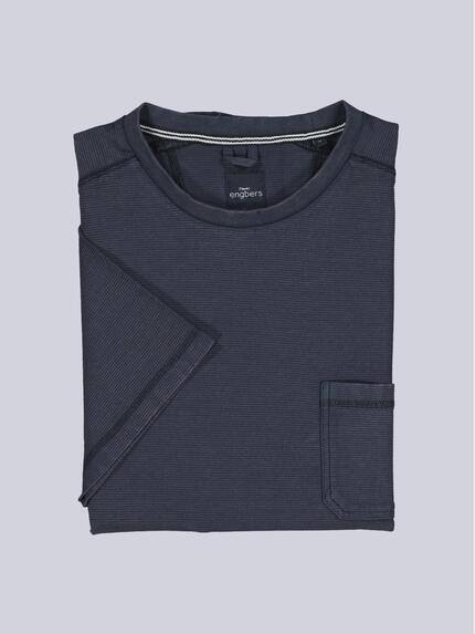 engbers Herren T-Shirt strukturiert Saphirblau 39295 engbers Herren T-Shirt strukturiert Saphirblau 39295