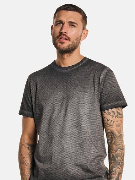 emilio adani Herren T-Shirt gestreift Grau 32764 emilio adani Herren T-Shirt gestreift Grau 32764