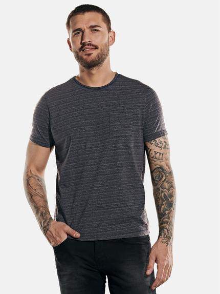 emilio adani T-Shirt rundhals Saphirblau