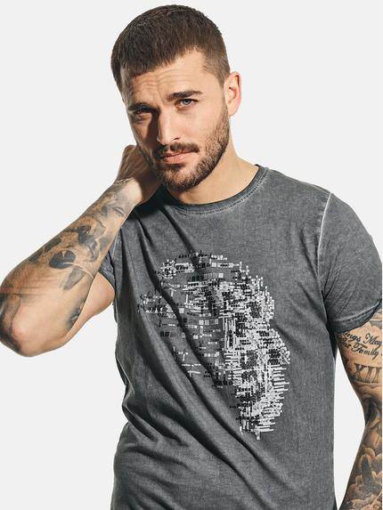 emilio adani Herren Rundhals T-Shirt Grau 31130 emilio adani Herren Rundhals T-Shirt Grau 31130