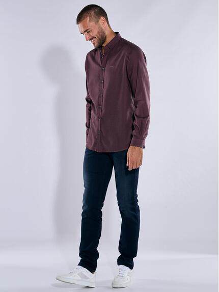 emilio adani Herren Hemd uni Magenta 37568 emilio adani Herren Hemd uni Magenta 37568