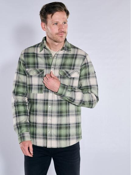 engbers Overshirt kariert Hellgruen