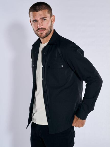emilio adani Overshirt uni Schwarz