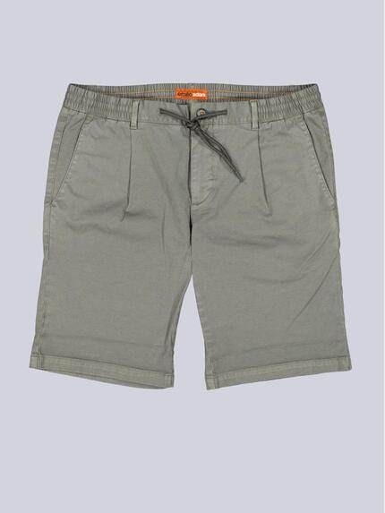 emilio adani Herren Bermuda Chino mit Tunnelzug Khaki 40738 emilio adani Herren Bermuda Chino mit Tunnelzug Khaki 40738