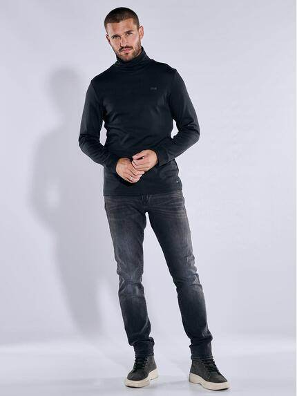 emilio adani Herren Langarm-Shirt slim fit Schwarz 37784 emilio adani Herren Langarm-Shirt slim fit Schwarz 37784