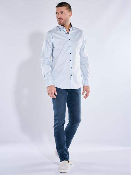 emilio adani Herren Hemd "My Favorite" Hellblau 40503