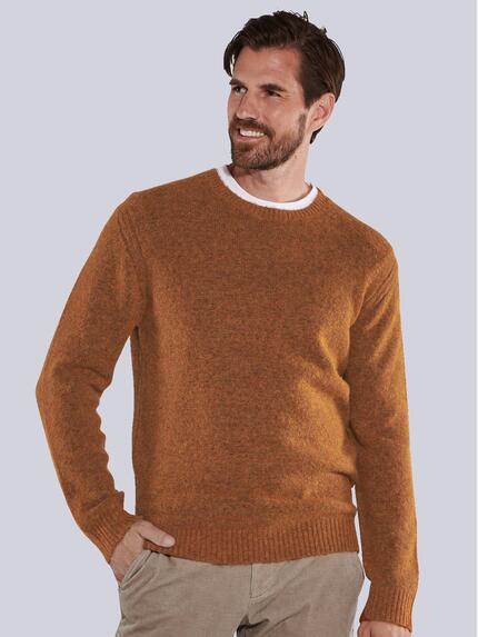 engbers Herren Pullover uni Orange 35852 engbers Herren Pullover uni Orange 35852