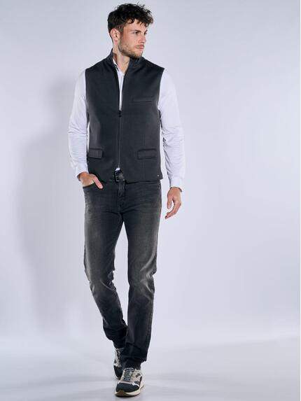 emilio adani Herren Sakko-Weste slim fit Schwarz 39136 emilio adani Herren Sakko-Weste slim fit Schwarz 39136