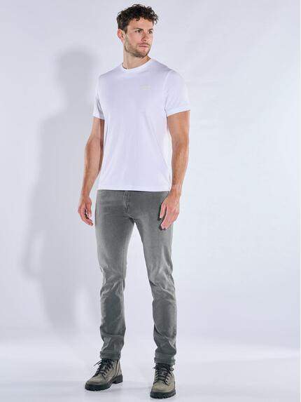 emilio adani Herren Jeans-5-Pocket Superstretch Oliv 39449