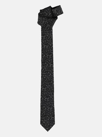 emilio adani Krawatte mit individuellem Design Schwarz