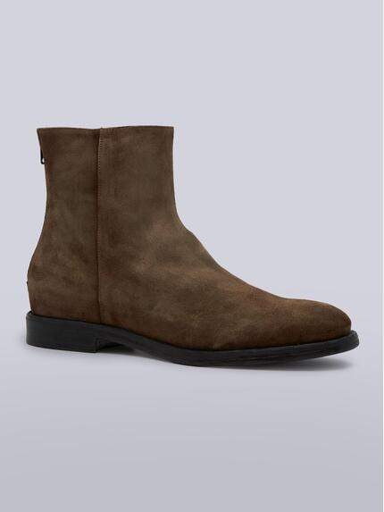 emilio adani Boots mit Reißverschluss Braunbeige