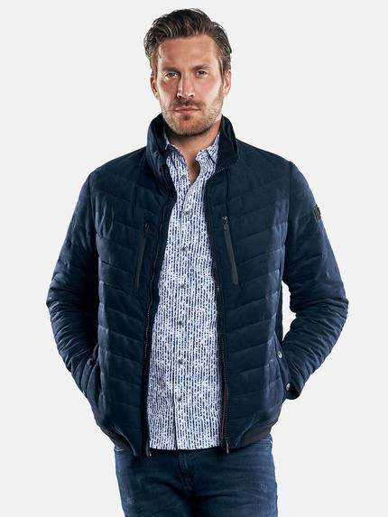 emilio adani Modische Jacke mit schlanker Passform Saphirblau