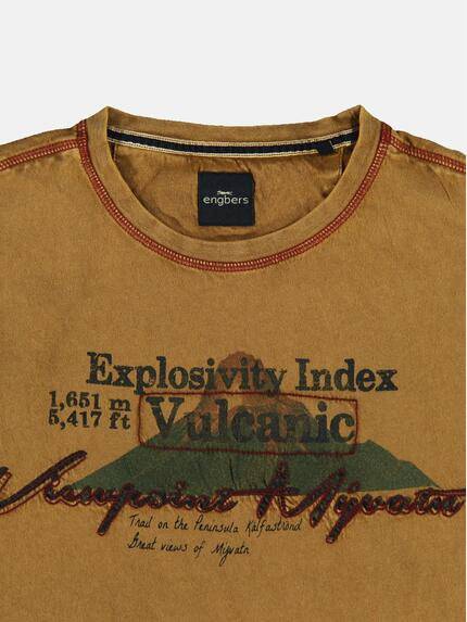 engbers Herren Rundhals T-Shirt Ockergelb 23865 engbers Herren Rundhals T-Shirt Ockergelb 23865