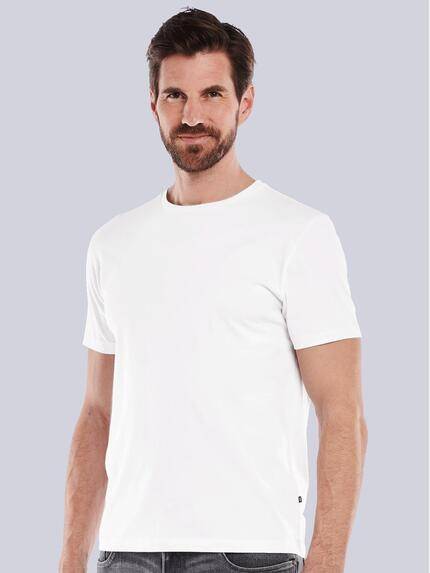 ENGBERS GERMANY Herren T-Shirt aus Supima Baumwolle Weiß 34683 ENGBERS GERMANY Herren T-Shirt aus Supima Baumwolle Weiß 34683