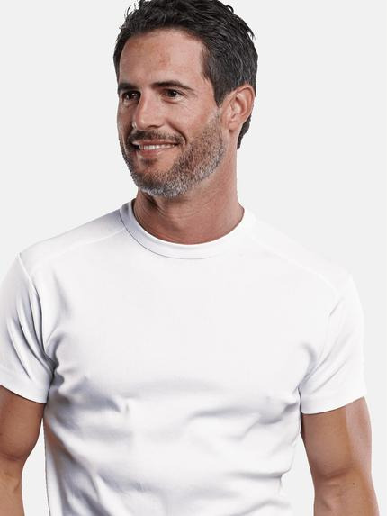 engbers Herren Basic-Shirt "My Favorite" Weiß 32831 engbers Herren Basic-Shirt "My Favorite" Weiß 32831