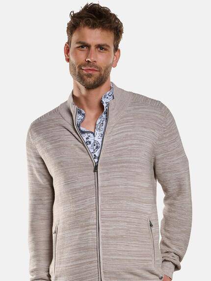 engbers Herren Cardigan strukturiert Ecru 33008 engbers Herren Cardigan strukturiert Ecru 33008