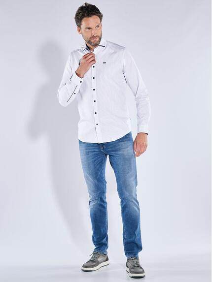 engbers Herren Langarm-Hemd mit Haifischkragen Reinweiss 39324 engbers Herren Langarm-Hemd mit Haifischkragen Reinweiss 39324