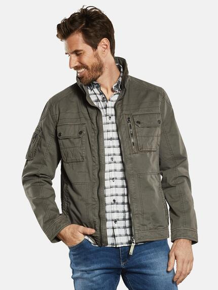 engbers Baumwoll-Jacke regular Khaki