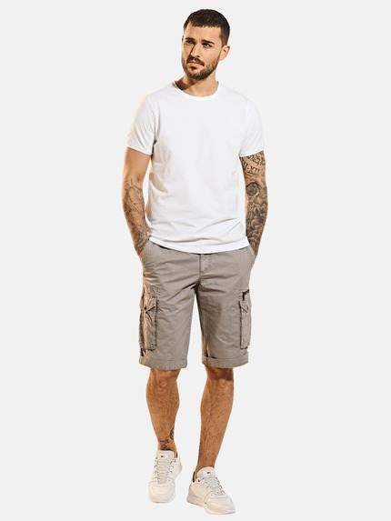 emilio adani Herren Bermuda im Cargostyle Grau 31614 emilio adani Herren Bermuda im Cargostyle Grau 31614
