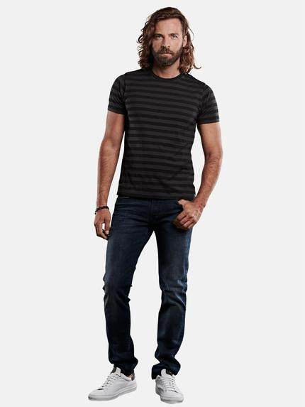 emilio adani Herren Strukturmix T-Shirt Schwarz 28974 emilio adani Herren Strukturmix T-Shirt Schwarz 28974