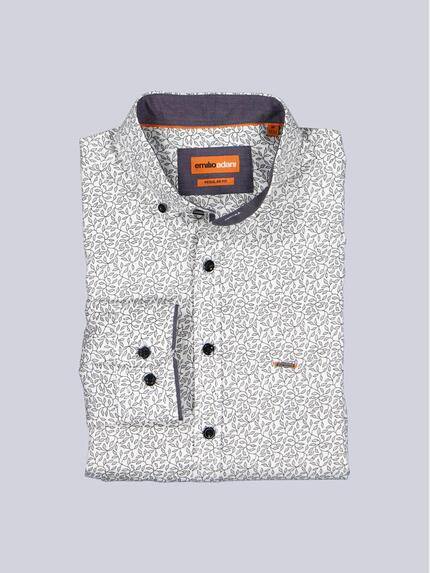 emilio adani Herren Langarm-Hemd strukturiert Reinweiss 39159 emilio adani Herren Langarm-Hemd strukturiert Reinweiss 39159