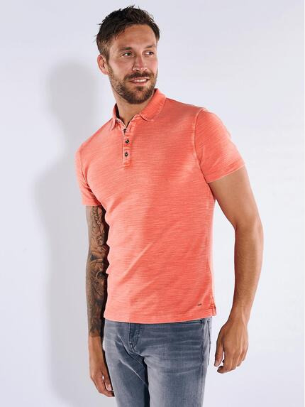 emilio adani Polo-Shirt strukturiert Hellrot