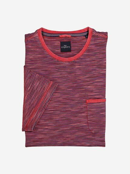 engbers Herren T-Shirt regular Rot 36793 engbers Herren T-Shirt regular Rot 36793