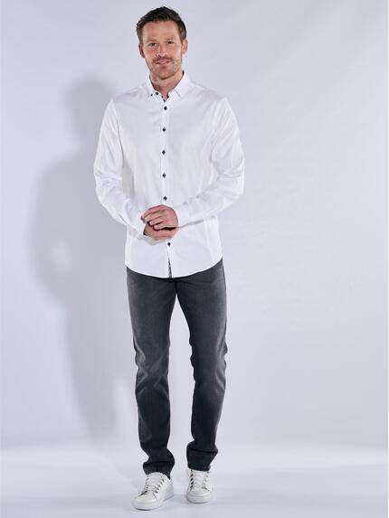 ENGBERS GERMANY Herren Hemd uni Reinweiss 39356 ENGBERS GERMANY Herren Hemd uni Reinweiss 39356