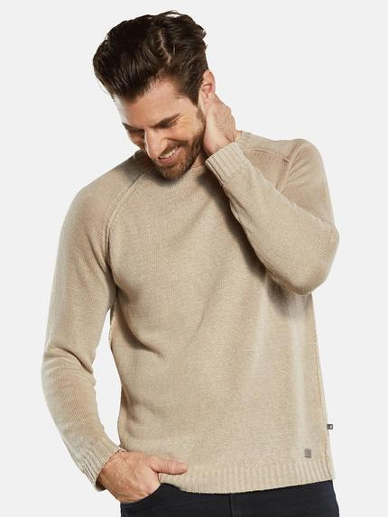 ENGBERS GERMANY Herren Pullover aus Leinen Braun 34688 ENGBERS GERMANY Herren Pullover aus Leinen Braun 34688