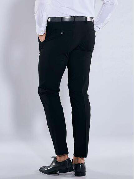 emilio adani Herren Anzug-Hose slim fit Schwarz 37376