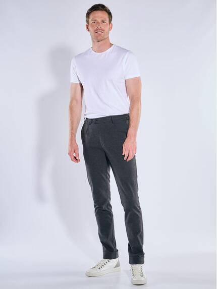 ENGBERS GERMANY Herren Hose in innovativer Wolloptik Dunkelgrau 39621 ENGBERS GERMANY Herren Hose in innovativer Wolloptik Dunkelgrau 39621