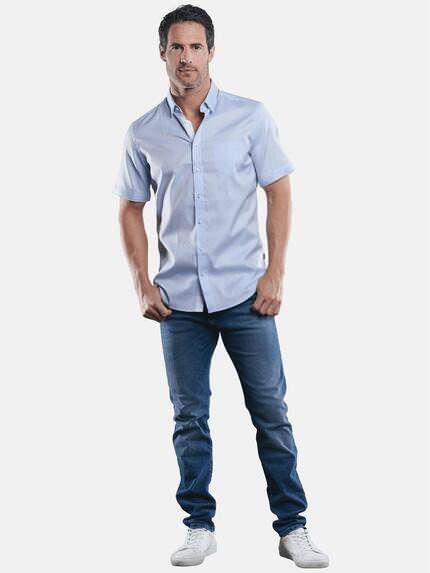 engbers Herren 100% bügelfreies Hemd Hellblau 29454 engbers Herren 100% bügelfreies Hemd Hellblau 29454