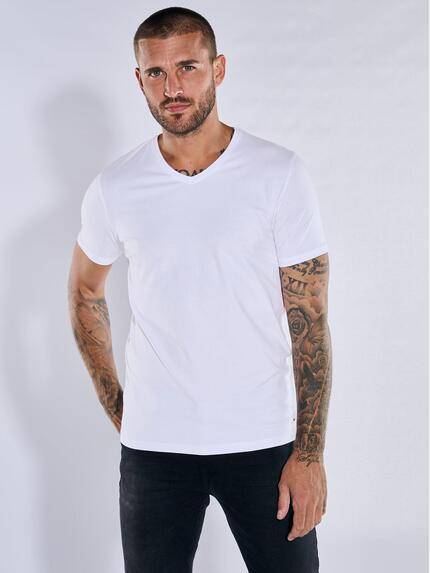 emilio adani Basic-Shirt "My Favorite" Reinweiss