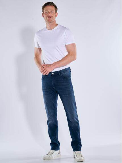 ENGBERS GERMANY Herren Jeans aus hochwertigem Garn Indigoblau 39458